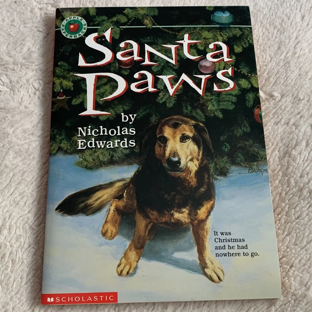 4 Books Santa Paws Boxed Set VGUC Nicholas Edwards